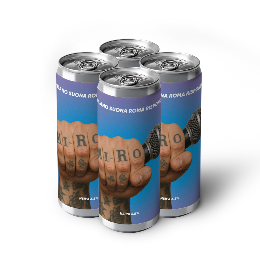 Milano Suona roma risponde 4pack lattine birra