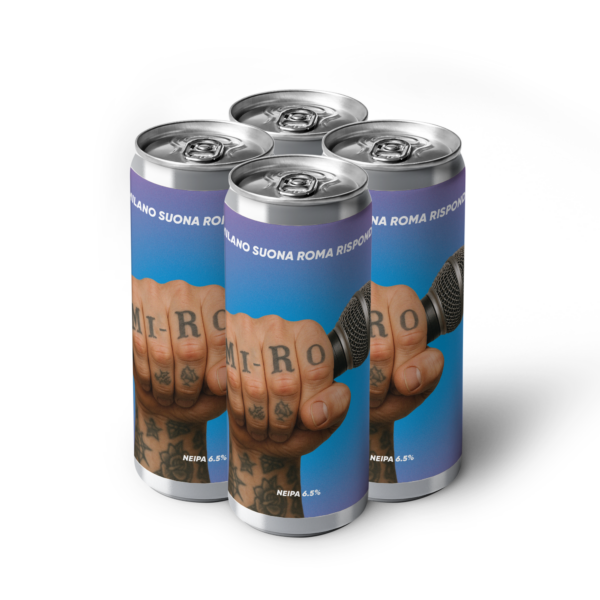 Milano Suona roma risponde 4pack lattine birra